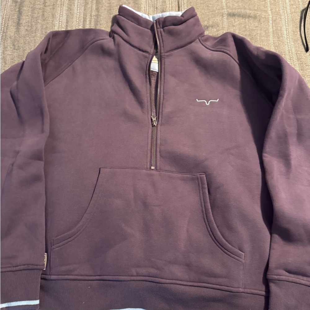 Kimes Ranch Women's Purple Quarter-Zip Sweatshirt